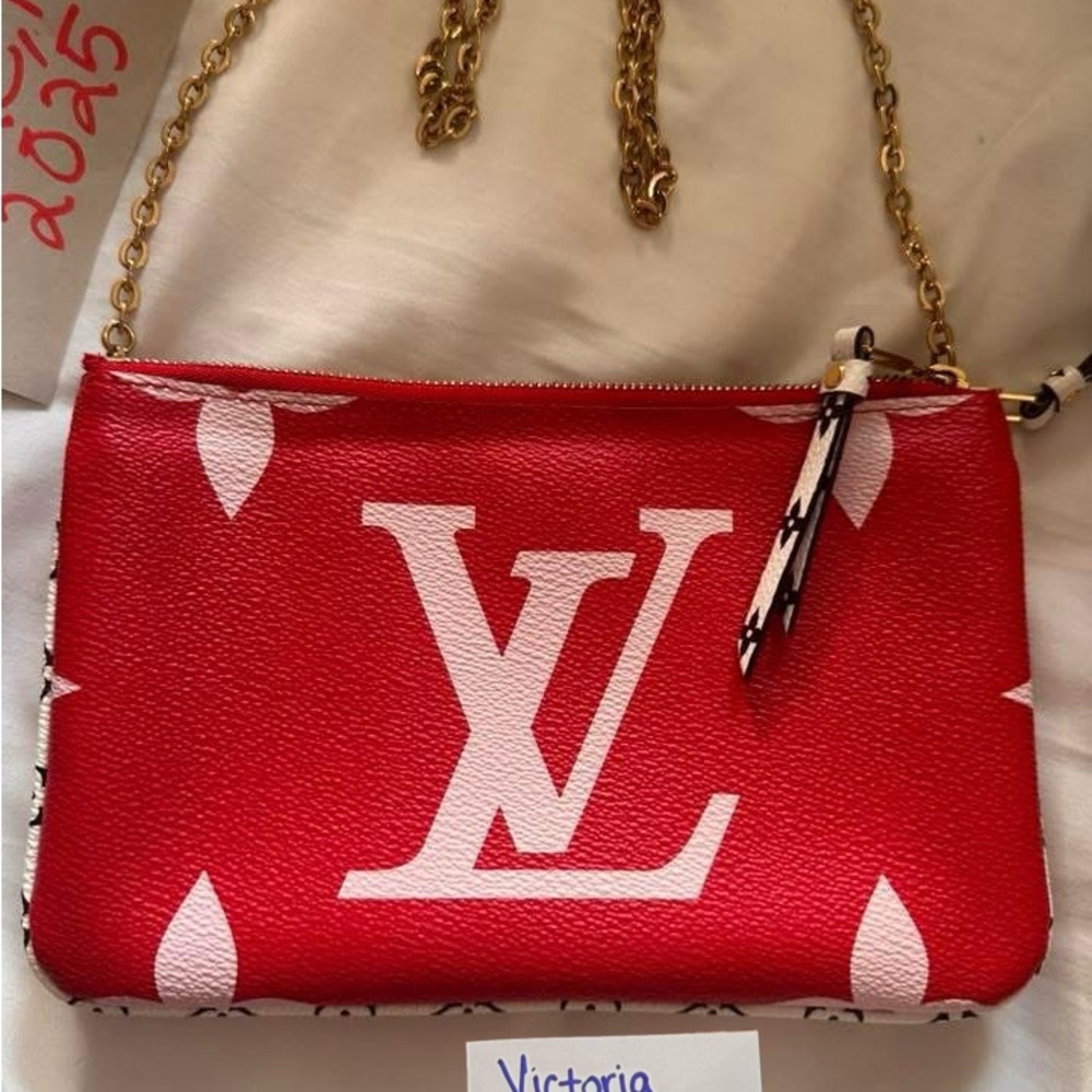 Louis Vuitton Double zip with LV chain strap